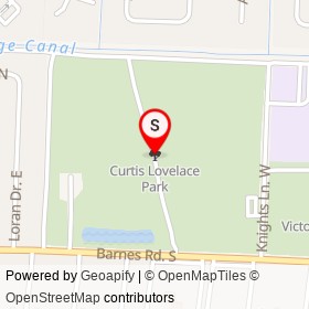 Curtis Lovelace Park on , Jacksonville Florida - location map