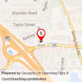Shell on Emerson Street, Jacksonville Florida - location map