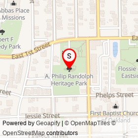 A. Philip Randolph Heritage Park on , Jacksonville Florida - location map