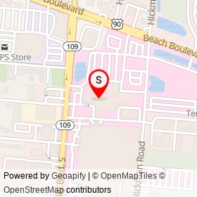 Brooks Rehabilitation Hospital on University Boulevard South, Jacksonville Florida - location map