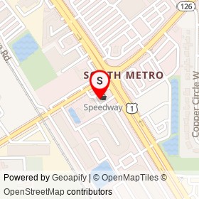 Speedway on Philips Highway, Jacksonville Florida - location map