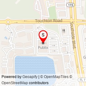 Publix on Touchton Road, Jacksonville Florida - location map