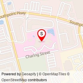 Wekiva Springs Center on Charing Street, Jacksonville Florida - location map