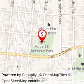 Robert F Kennedy Park on , Jacksonville Florida - location map