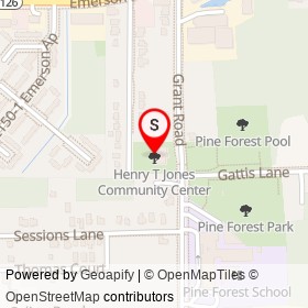 Henry T Jones Community Center on , Jacksonville Florida - location map