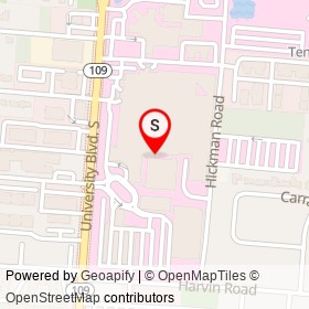 Memorial Hospital on University Boulevard South, Jacksonville Florida - location map