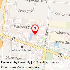 American Transmission on Fairmont Street, Jacksonville Florida - location map