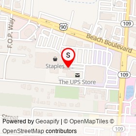 Hunan Wok on Cruz Road, Jacksonville Florida - location map
