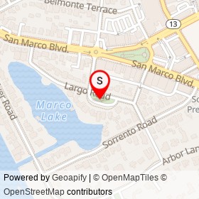 No Name Provided on Largo Place, Jacksonville Florida - location map