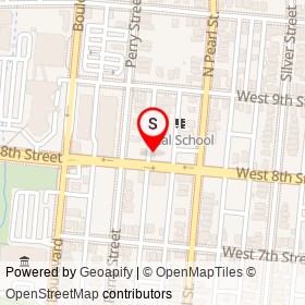 Brown Museum of Art on West 8th Street, Jacksonville Florida - location map
