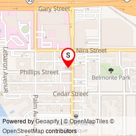 Pink Salt Restaurant on San Marco Boulevard, Jacksonville Florida - location map