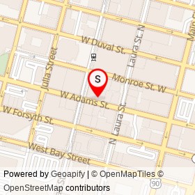 Scottie Discount on West Adams Street, Jacksonville Florida - location map