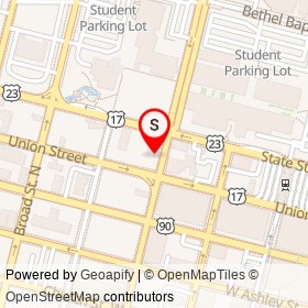 Jenkins Family Barbecue on North Pearl Street, Jacksonville Florida - location map