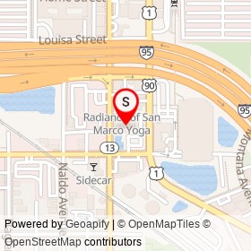 First Atlantic Bank on Hendricks Avenue, Jacksonville Florida - location map