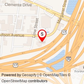 CubeSmart on Edison Avenue, Jacksonville Florida - location map