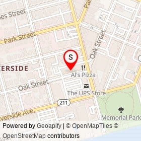 SunTrust on Oak Street, Jacksonville Florida - location map