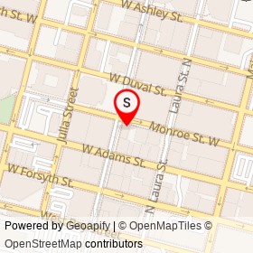 Hemming Jewlers on Monroe Street West, Jacksonville Florida - location map