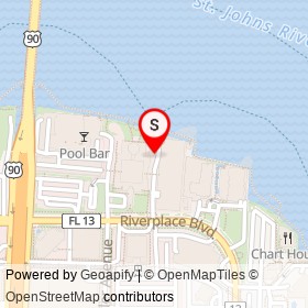 Wells Fargo on Southbank Riverwalk, Jacksonville Florida - location map
