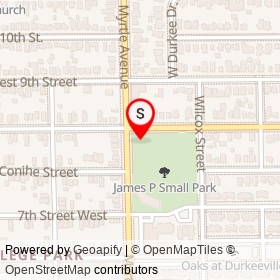 Eugene M Glover Playground on West 8th Street, Jacksonville Florida - location map