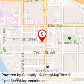 Bistro Aix on Phillips Street, Jacksonville Florida - location map