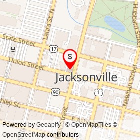 7-Eleven on Union Street, Jacksonville Florida - location map