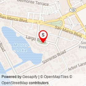 No Name Provided on Largo Place, Jacksonville Florida - location map