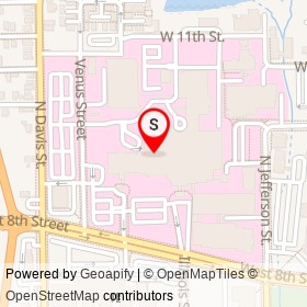 UF Health Jacksonville on West 8th Street, Jacksonville Florida - location map