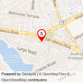 Starbucks on San Marco Boulevard, Jacksonville Florida - location map