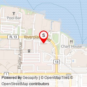 Sake House on Riverplace Boulevard, Jacksonville Florida - location map