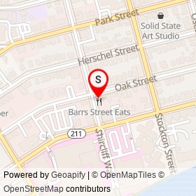 Stuffed Beaver on Oak Street, Jacksonville Florida - location map