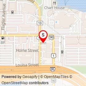BB's Bar on Hendricks Avenue, Jacksonville Florida - location map