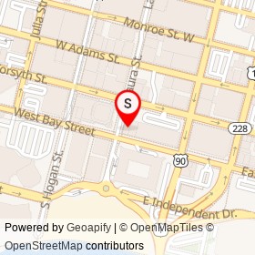 Regions Bank on North Laura Street, Jacksonville Florida - location map