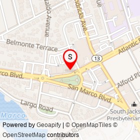 Stellers Gallery on Atlantic Boulevard, Jacksonville Florida - location map