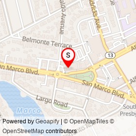 Seafood Island Bar & Grille on Atlantic Boulevard, Jacksonville Florida - location map