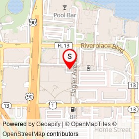 The Southern Grill on Mary Street, Jacksonville Florida - location map