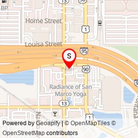 Naugle Funeral Home & Cremation Services on Hendricks Avenue, Jacksonville Florida - location map