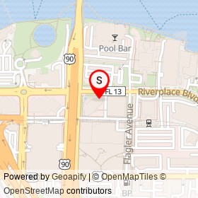 High Tide on Riverplace Boulevard, Jacksonville Florida - location map