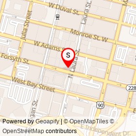 CenterState Bank on West Forsyth Street, Jacksonville Florida - location map
