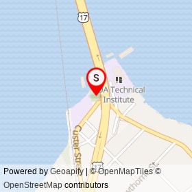 Trout River Pier on , Jacksonville Florida - location map