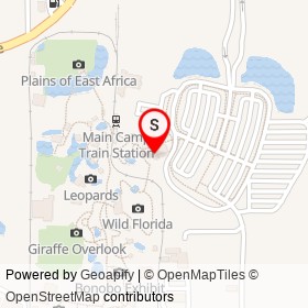 Mombassa Gift Shop on Zoo Parkway, Jacksonville Florida - location map