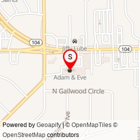 Adam & Eve on Dunn Avenue, Jacksonville Florida - location map
