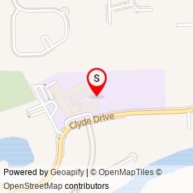 No Name Provided on Clyde Drive, Jacksonville Florida - location map