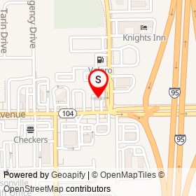 Chevron on Harts Road, Jacksonville Florida - location map