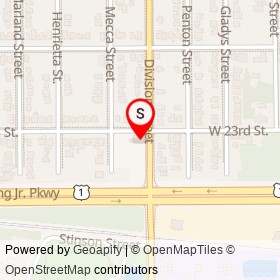 No Name Provided on Division Street, Jacksonville Florida - location map