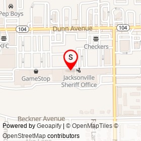 DTLR on Dunn Avenue, Jacksonville Florida - location map