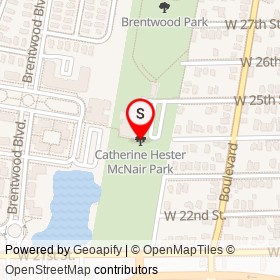 Catherine Hester McNair Park on , Jacksonville Florida - location map