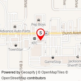 Little Caesars on Dunn Avenue, Jacksonville Florida - location map