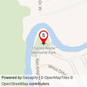 Charles Reese Memorial Park on , Jacksonville Florida - location map