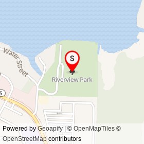 Riverview Park on , Jacksonville Florida - location map