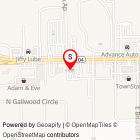 Popeyes on Dunn Avenue, Jacksonville Florida - location map